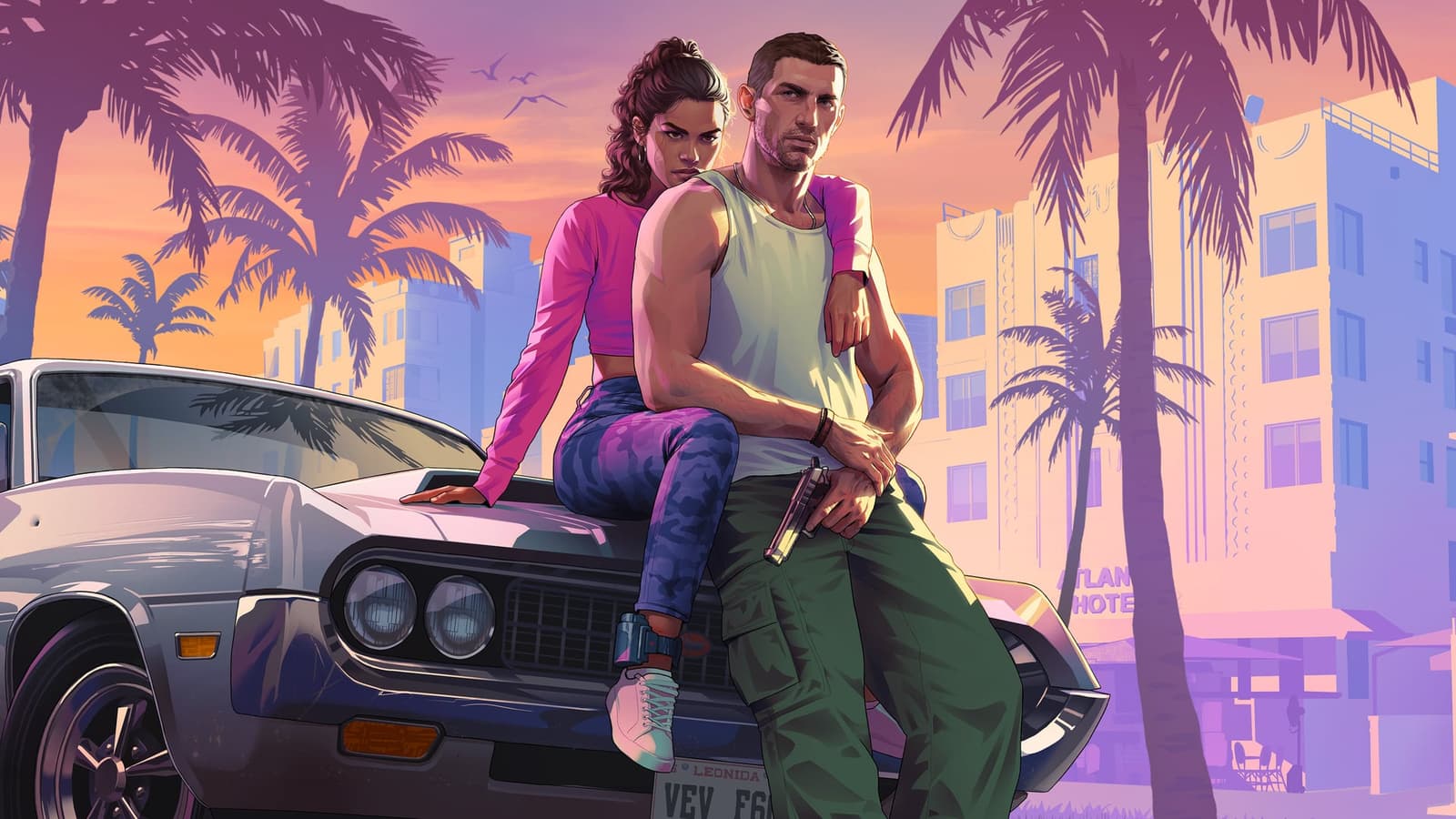 GTA 6'nın resmi çizimi: Jason ve Lucia